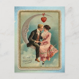 Cartão Postal De Festividades dias de os namorados vitorianos