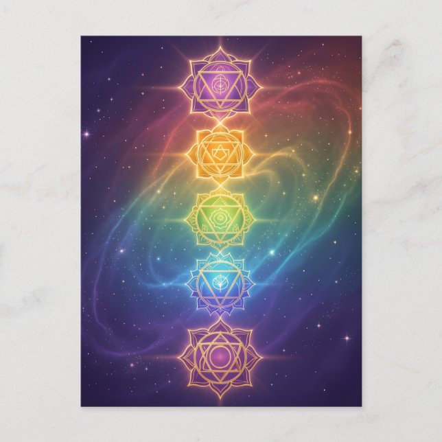 Cartão Postal De Festividades Die 7 Chakren´11 (Frente)