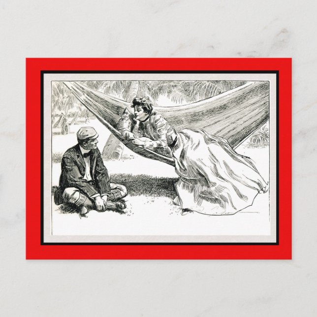 Cartão Postal De Festividades "Disposition" Charles Dana Gibson Valentine (Frente)