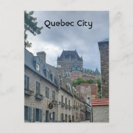 Cartão Postal De Festividades Distrito histórico na Cidade de Quebec