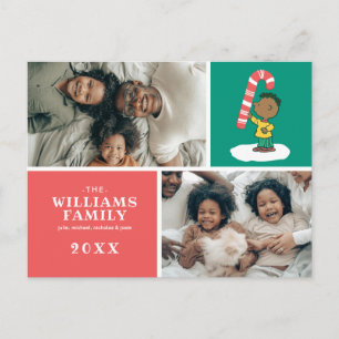 Cartão Postal De Festividades Doce de Hortelã Franklin