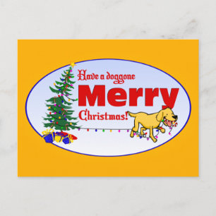 Cartão Postal De Festividades Doggone Christmas   Postcards