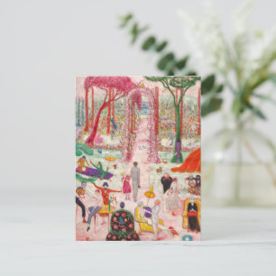 Cartão Postal De Festividades Domingo à tarde no País