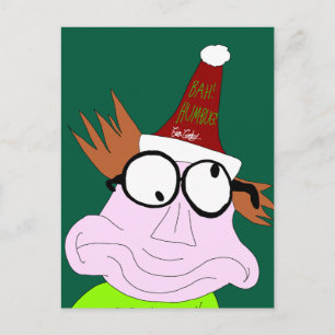 Cartão Postal De Festividades Dr. LeBrick Bah Humbug natal