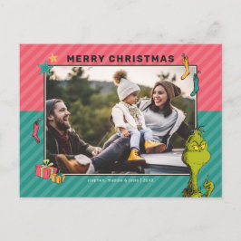 Cartão Postal De Festividades Dr. Seuss | Foto Antiga da Família Grinch