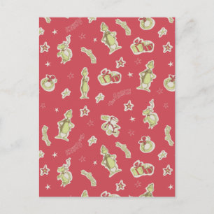 Cartão Postal De Festividades Dr. Seuss   Grinch   Gato Maluco Clássico