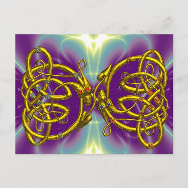 CARTÃO POSTAL DE FESTIVIDADES DRAGONLOVE (Frente)