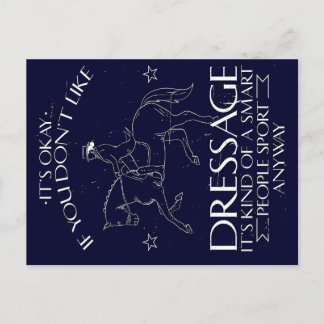 Cartão Postal De Festividades Dressage Rider Horse | Lover gift