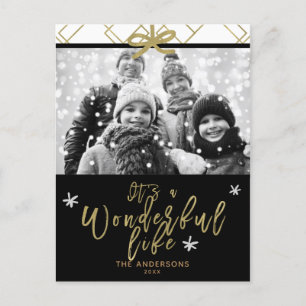 Cartão Postal De Festividades É uma Foto de Férias Moderna de It's a Wonderful L