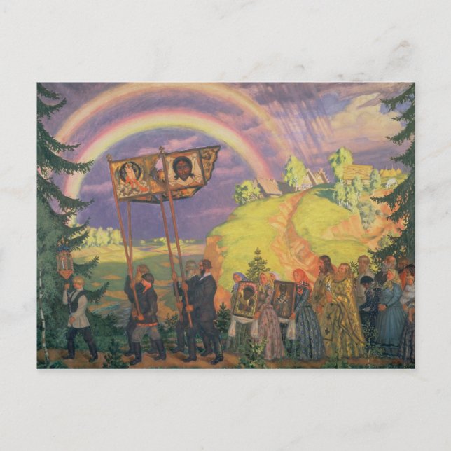 Cartão Postal De Festividades Easter Procession, 1915 (Frente)