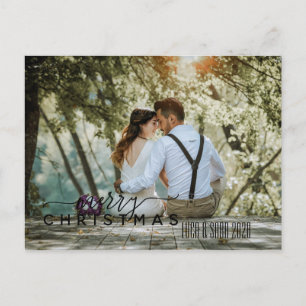 Cartão Postal De Festividades Ela disse que sim, Natal