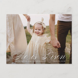 Cartão Postal De Festividades Ele é o Risen Script Páscoa Photo