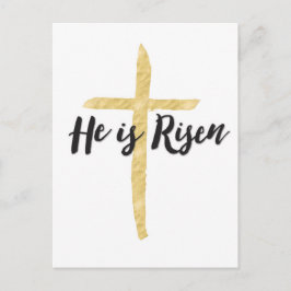 Cartão Postal De Festividades Ele é Risen, Páscoa religiosa Cartão-postal