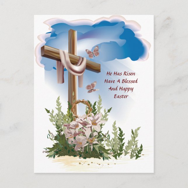 Cartão Postal De Festividades Ele Está Subindo Para Leste (Frente)