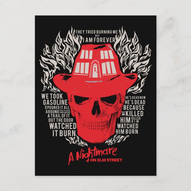 Cartão Postal De Festividades Eles Tentaram Me Queimar (Frente)