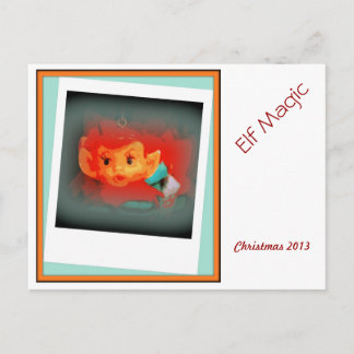 Cartão Postal De Festividades Elf Magic Postcard Por Todd D. Martin