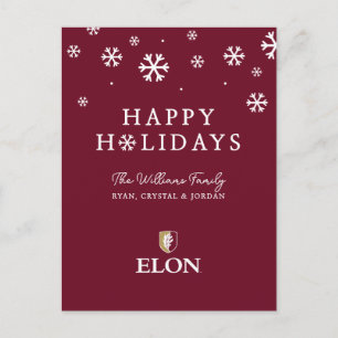 Cartão Postal De Festividades Elon