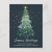 Empresa de árvore de Natal cintilante Vintage