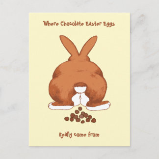 Cartão Postal De Festividades Encantado Coelhinho da Páscoa Torcida © Sandy Long