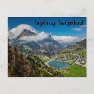 Cartão Postal De Festividades Engelberg Suiça