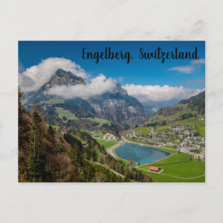 Cartão Postal De Festividades Engelberg Suiça