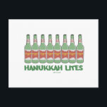 CARTÃO POSTAL DE FESTIVIDADES ENGRAÇADO CHANUKAH HANUKKAH LITES PRESENTES<br><div class="desc">DÊ ESSES PRESENTES HANUKKAH AOS SEUS BEBÊS FAVORITOS QUE APRECIAM O HUMOR JUDEUS.</div>