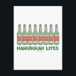 CARTÃO POSTAL DE FESTIVIDADES ENGRAÇADO CHANUKAH HANUKKAH LITES PRESENTES<br><div class="desc">DÊ ESSES PRESENTES HANUKKAH AOS SEUS BEBÊS FAVORITOS QUE APRECIAM O HUMOR JUDEUS.</div>