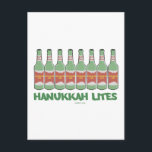 CARTÃO POSTAL DE FESTIVIDADES ENGRAÇADO CHANUKAH HANUKKAH LITES PRESENTES<br><div class="desc">DÊ ESSES PRESENTES HANUKKAH AOS SEUS BEBÊS FAVORITOS QUE APRECIAM O HUMOR JUDEUS.</div>