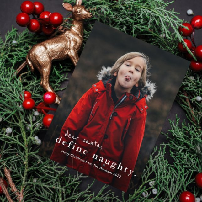 Cartão Postal De Festividades Engraçado Definir o Natal da Foto 3 travessa (Criador carregado)