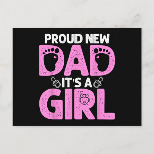 Cartão Postal De Festividades Engraçado Novo papai Orgulhoso Presente para os Ho
