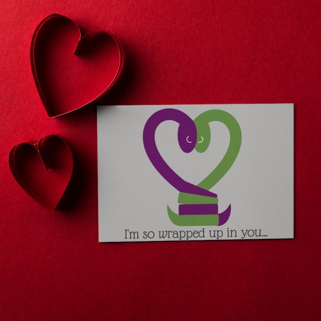 Cartão Postal De Festividades Envolvido Em Seu Cartão De Posto De Amor (Criador carregado)