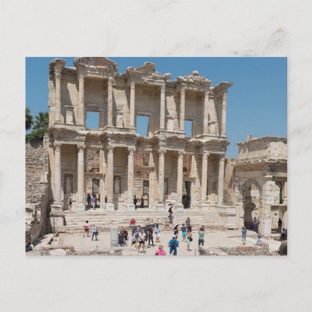 Cartão Postal De Festividades Ephesus Turkey Ruins (Frente)
