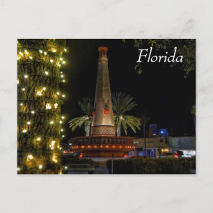 Cartão Postal De Festividades Época natalícia do cartão de Florida