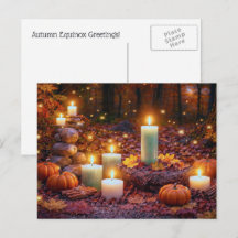 Equinócio de Outono Mabon Velas Floresta