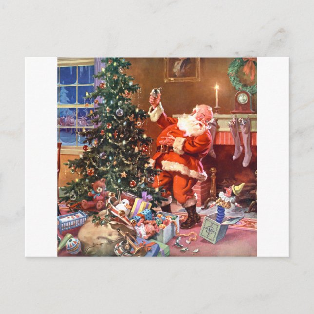 Cartão Postal De Festividades "Era A Noite Antes Do Natal (Frente)