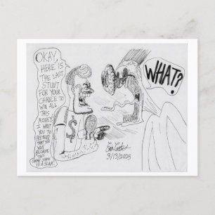 Cartão Postal De Festividades Erica Crooks Comics: Golpe do Game Show