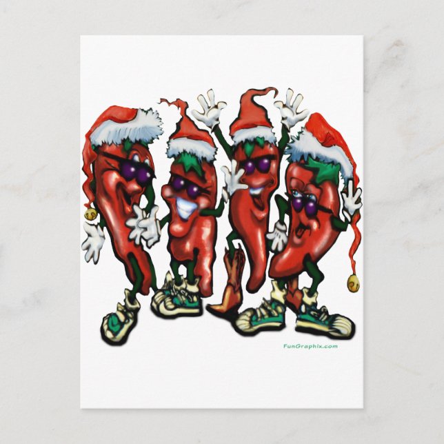 Cartão Postal De Festividades Especiarias do Natal (Frente)