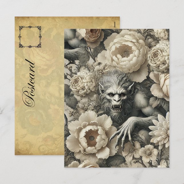 Cartão Postal De Festividades Esplendor Lycantrópico - Vitoriano Gótico (Frente/Verso)