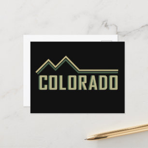 Cartão Postal De Festividades estado das montanhas coloridas