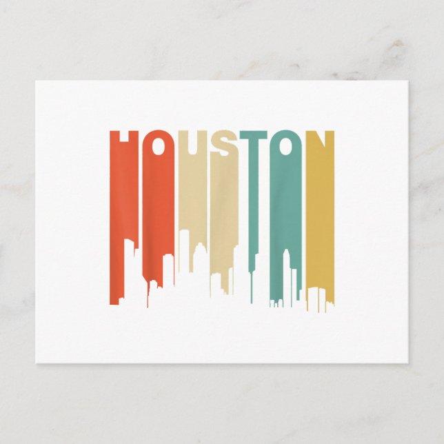 Cartão Postal De Festividades Estilo Houston Texas - Linha do Estilo Houston Tex (Frente)