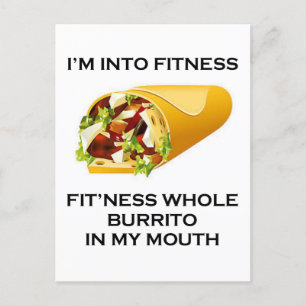 Cartão Postal De Festividades Estou no Burrito Malhação