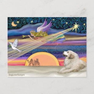 Cartão Postal De Festividades Estrela de Natal - Pirenéus Excelentes 1