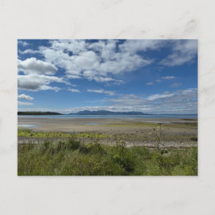 Cartão Postal De Festividades Ettrick Bay em Isle of Bute Scotland em um
