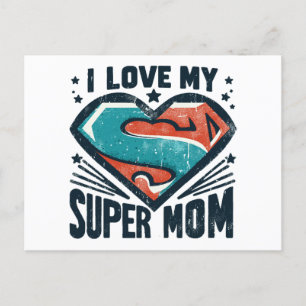 Cartão Postal De Festividades Eu Amo Você Mamãe