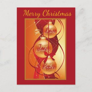 Cartão Postal De Festividades Expressões Bonitas: Cartão de Boas Festas