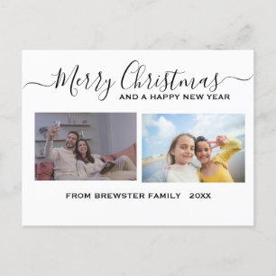 Cartão Postal De Festividades Faça Você Mesmo Crie Suas Próprias Fotos de Famíli