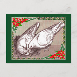 Cartão Postal De Festividades Família Natal