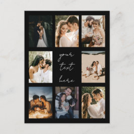 Cartão Postal De Festividades Família Personalizada de Imagens Personalizadas de