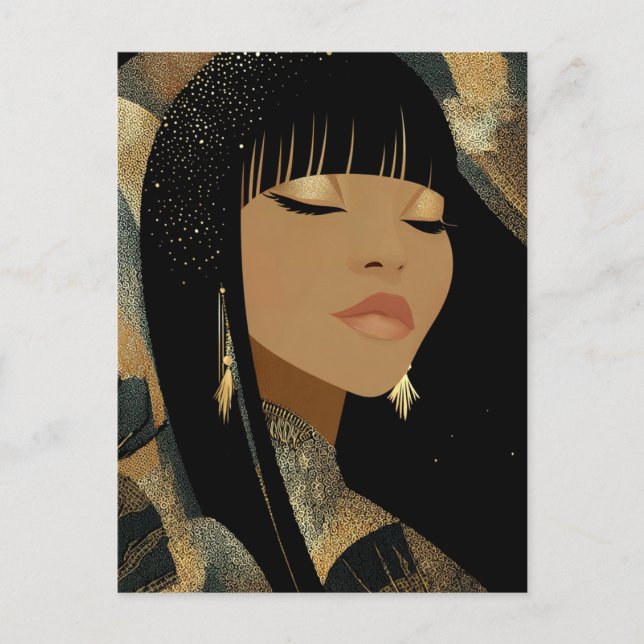 CARTÃO POSTAL DE FESTIVIDADES FASHION-ESQE # 5 (Frente)