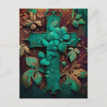 Fé Eterna - Um Eterno Verdigris Cross Holiday